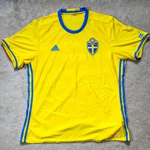 Adidas Sweden Soccer Jersey XL